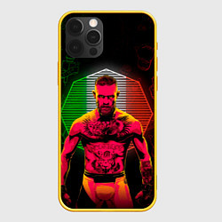 Чехол для iPhone 12 Pro CONOR McGREGOR, цвет: 3D-желтый