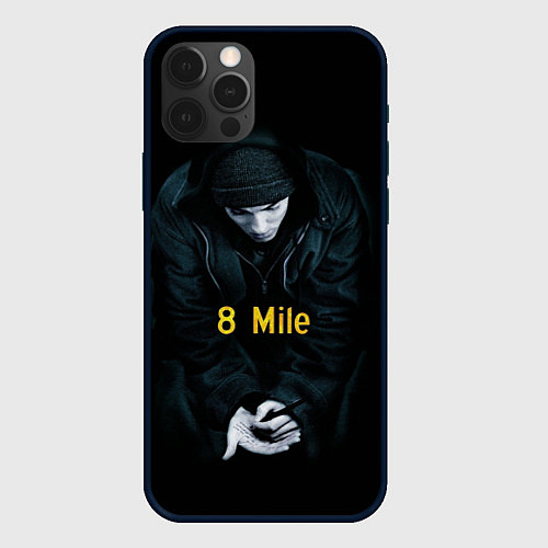 Чехол iPhone 12 Pro EMINEM / 3D-Черный – фото 1