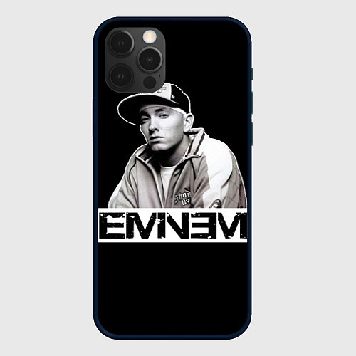 Чехол iPhone 12 Pro Eminem / 3D-Черный – фото 1