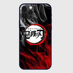 Чехол для iPhone 12 Pro KIMETSU NO YAIBA, цвет: 3D-черный