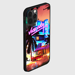 Чехол для iPhone 12 Pro GTA: VICE CITY, цвет: 3D-черный — фото 2