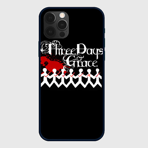 Чехол iPhone 12 Pro Three days grace / 3D-Черный – фото 1