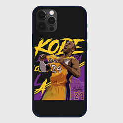 Чехол для iPhone 12 Pro Kobe Bryant, цвет: 3D-черный