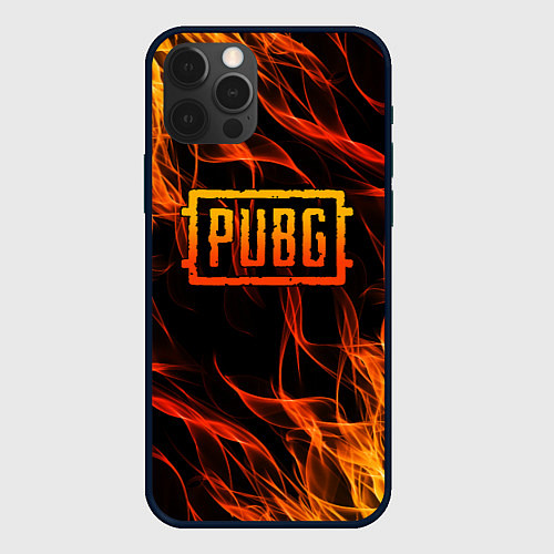 Чехол iPhone 12 Pro PUBG / 3D-Черный – фото 1