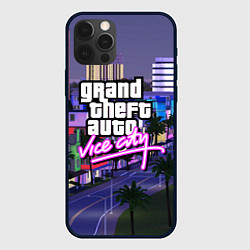 Чехол для iPhone 12 Pro Grand Theft Auto Vice City, цвет: 3D-черный