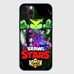 Чехол для iPhone 12 Pro BRAWL STARS, цвет: 3D-черный