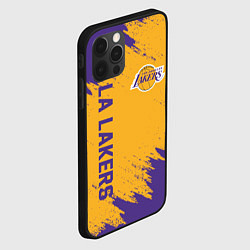 Чехол для iPhone 12 Pro LA LAKERS, цвет: 3D-черный — фото 2