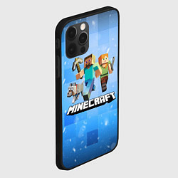 Чехол для iPhone 12 Pro Minecraft Майнкрафт, цвет: 3D-черный — фото 2