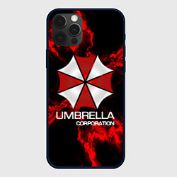 Чехол для iPhone 12 Pro UMBRELLA CORP, цвет: 3D-черный