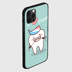 Чехол для iPhone 12 Pro Tooth, цвет: 3D-черный — фото 2