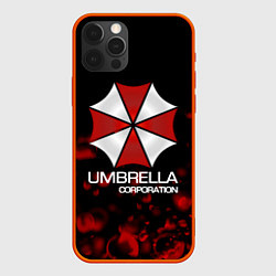 Чехол для iPhone 12 Pro UMBRELLA CORP, цвет: 3D-красный