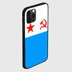 Чехол для iPhone 12 Pro ВМФ СССР, цвет: 3D-черный — фото 2