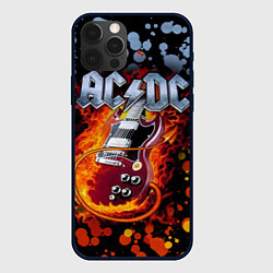 Чехол для iPhone 12 Pro ACDC, цвет: 3D-черный