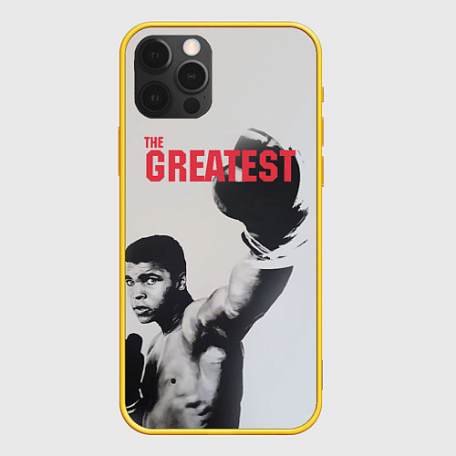 Чехол iPhone 12 Pro The Greatest / 3D-Желтый – фото 1