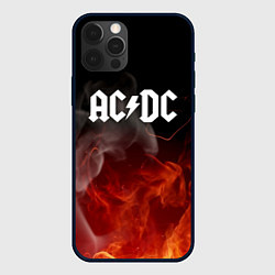 Чехол для iPhone 12 Pro AC DC, цвет: 3D-черный