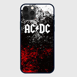 Чехол для iPhone 12 Pro AC DC, цвет: 3D-черный