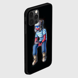 Чехол для iPhone 12 Pro CountryHumans - Россия, цвет: 3D-черный — фото 2