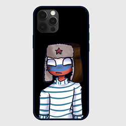 Чехол для iPhone 12 Pro CountryHumans - Россия, цвет: 3D-черный