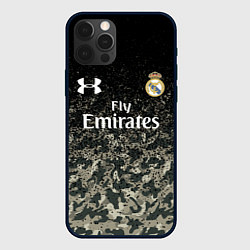Чехол для iPhone 12 Pro Real Madrid, цвет: 3D-черный