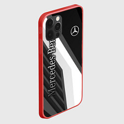 Чехол для iPhone 12 Pro Mercedes-Benz, цвет: 3D-красный — фото 2