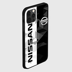 Чехол для iPhone 12 Pro NISSAN, цвет: 3D-черный — фото 2