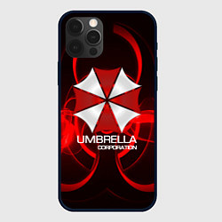 Чехол для iPhone 12 Pro Umbrella Corp, цвет: 3D-черный
