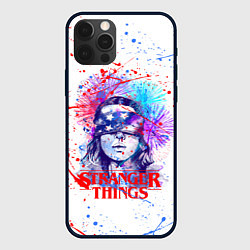 Чехол для iPhone 12 Pro STRANGER THINGS, цвет: 3D-черный