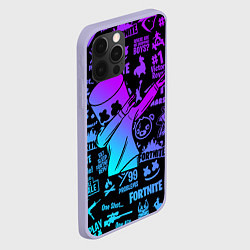 Чехол для iPhone 12 Pro FORTNITE X MARSHMELLO, цвет: 3D-светло-сиреневый — фото 2