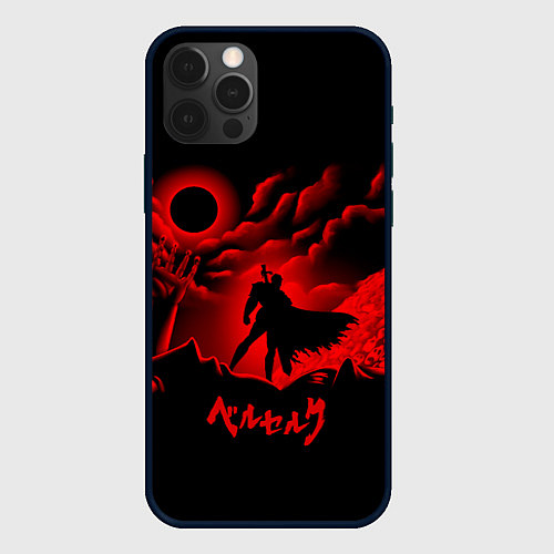 Чехол iPhone 12 Pro BERSERK / 3D-Черный – фото 1