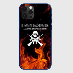 Чехол для iPhone 12 Pro IRON MAIDEN, цвет: 3D-тёмно-синий