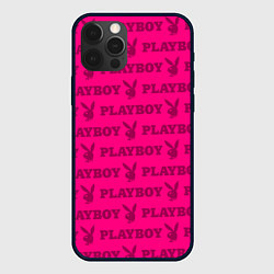 Чехол для iPhone 12 Pro PLAYBOY, цвет: 3D-черный
