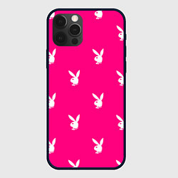 Чехол для iPhone 12 Pro PLAYBOY, цвет: 3D-черный