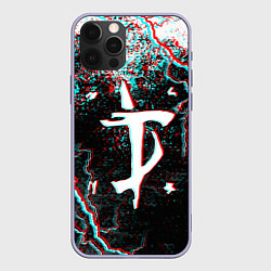 Чехол для iPhone 12 Pro DOOM ETERNAL GLITCH, цвет: 3D-светло-сиреневый