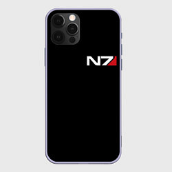 Чехол для iPhone 12 Pro MASS EFFECT N7, цвет: 3D-светло-сиреневый