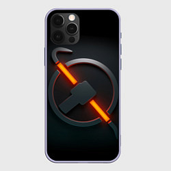 Чехол для iPhone 12 Pro HALF-LIFE, цвет: 3D-светло-сиреневый