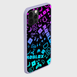 Чехол для iPhone 12 Pro Roblox, цвет: 3D-светло-сиреневый — фото 2