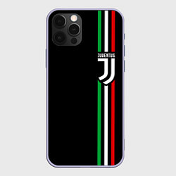 Чехол для iPhone 12 Pro JUVENTUS, цвет: 3D-светло-сиреневый