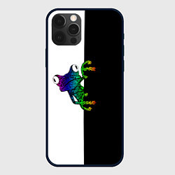 Чехол для iPhone 12 Pro Лягуха, цвет: 3D-черный