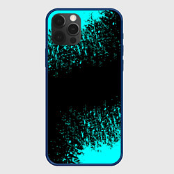 Чехол для iPhone 12 Pro Краска, цвет: 3D-тёмно-синий