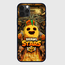 Чехол для iPhone 12 Pro Brawl Stars Robot Spike, цвет: 3D-черный