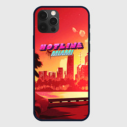 Чехол для iPhone 12 Pro HOTLINE MIAMI, цвет: 3D-черный