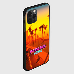 Чехол для iPhone 12 Pro HOTLINE MIAMI, цвет: 3D-черный — фото 2