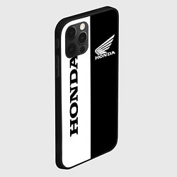 Чехол для iPhone 12 Pro HONDA, цвет: 3D-черный — фото 2