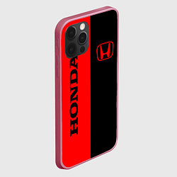 Чехол для iPhone 12 Pro HONDA, цвет: 3D-малиновый — фото 2