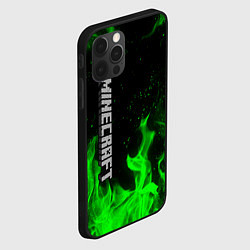 Чехол для iPhone 12 Pro MINECRAFT, цвет: 3D-черный — фото 2