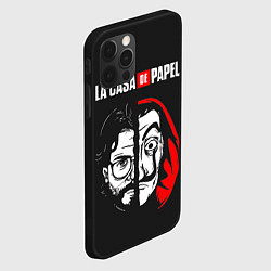 Чехол для iPhone 12 Pro La casa de papel, цвет: 3D-черный — фото 2