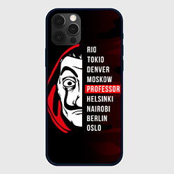 Чехол для iPhone 12 Pro La Casa de Papel Z, цвет: 3D-черный