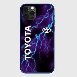 Чехол для iPhone 12 Pro TOYOTA, цвет: 3D-тёмно-синий