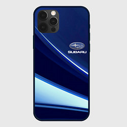 Чехол для iPhone 12 Pro SUBARU, цвет: 3D-черный