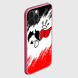 Чехол для iPhone 12 Pro ТИКТОКЕР - PAYTON MOORMEIE, цвет: 3D-малиновый — фото 2